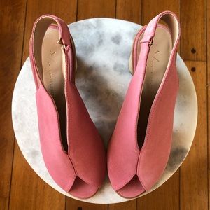 Anthropologie Tracy Slingback Shooties sz 8.5